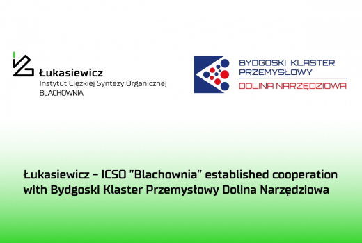 Łukasiewicz - ICSO "Blachownia" became a member of the Bydgoszcz Industrial Cluster Tool Valley